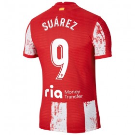 Jalkapallo Pelipaidat Atlético Madrid Luis Suarez 9 Kotipaita 2021-2022 Lyhythihainen